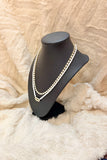 Golden Hour Pearl & Crystal Layered Necklace