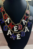 Game Day Glam Charm Necklace