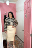 Boss Babe Power Stripe Button Down