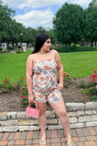 Curvy Blooming Romance Floral Romper
