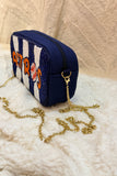 Astros Striped Beaded Game Day Crossbody Bag