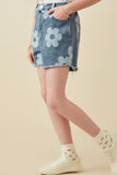 Flower Power Mommy + Me Denim Shorts