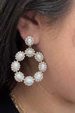 Around The Glam Pearl Earrings