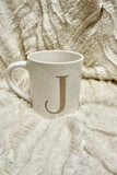 Initial “J” Speckled Ceramic Mug