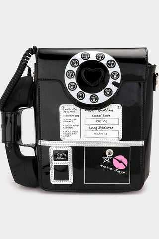 Retro Pay Phone Novelty Bag (Black)