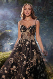 Andrea & Leo A0823 Illusion Bodice Short Prom Dress with Corset Back