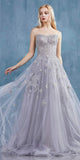 Andrea & Leo A0890 Constellation Dream Strapless Long Dress