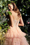 Andrea & Leo A1017 Corset Princessa Tulle Ruffle Ball Gown