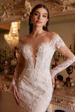 Andrea & Leo A1022 Bohemian Lace Mermaid Gown