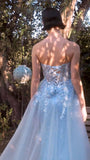 Andrea & Leo A1365 Dress Strapless Overskirt Glimmering Gown