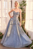 Andrea & Leo A1387 Dress Strapless Embellished Tulle Ball Gown