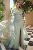 Ethereal Couture Sheer Cape