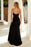 Nox Anabel A1596 Strapless Beaded Dress with Slit