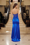 Nox Anabel A1596 Strapless Beaded Dress with Slit