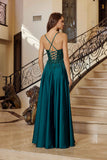 Nox Anabel A1725 Stretch Satin A-Line Dress