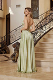 Nox Anabel A1738 Long A-Line Strapless Boned Corset Prom Dress