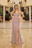 Nox Anabel A1739 Long Strapless Fitted Evening Gown