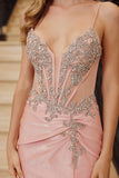 Nox Anabel A1740 Stretch Satin Fitted Evening Prom Gown
