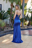 Nox Anabel A1742 Fitted Stretch Satin Evening Prom Gown