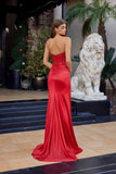 Nox Anabel A1753 Fitted Stretch Satin Strapless Prom Gown