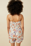 Curvy Blooming Romance Floral Romper