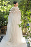 Ethereal Couture Sheer Cape