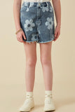 Flower Power Mommy + Me Denim Shorts