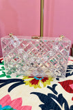 Studded Affair Clear Acrylic Bag