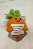 Heart Crochet Flower Pot Positive Friends