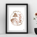 Apollo 11 Foil Print