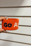 Astros Houston Baseball Beaded Cuff Bracelet