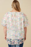 Pastel Petal Mommy + Me Mesh Top