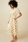 Golden Hour Garden Midi Dress