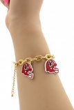 Texans Game Day Helmet Charm Bracelet