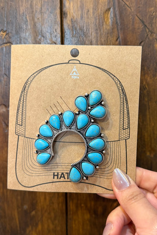 Navajo Turquoise Stone  Hat|Cap Pin
