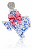 Bluebonnet Bow Texas Drop Earrings