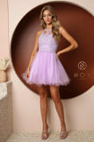 CLEARANCE - Nox Anabel B652 Short Dress Poofy A-Line Tulle Skirt (Size Small)