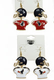 Texans Game Day Helmet & Jersey Drop Earrings