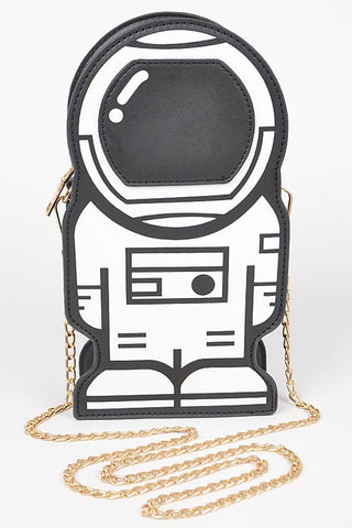 Space City Astronaut Crossbody Purse