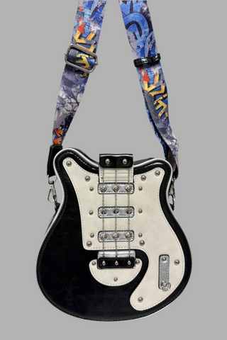Rock 'n' Roll Crossbody Bag – Guitar Shaped Statement Purse