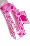 Sweetheart Crush Hair Claw Clip