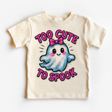 Too Cute To Spook Halloween Shirt - Girls Halloween Tee