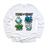 Types Of Ghost Halloween Shirt - Halloween Tee