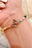 Butterfly Dream Adjustable Beaded Bracelet