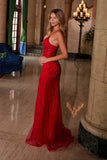Nox Anabel C1632 Applique Tulle Gown Lace-Up Back Dress