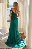 Nox Anabel C1647 Satin Sweetheart Off-Shoulder Sheer Boned Bodice Dress
