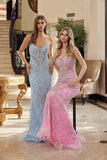 Nox Anabel C1826 Peaked Neckline Beaded Embellishments Fitted Prom Gown