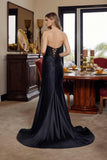 Nox Anabel C1830 Embellished Illusion Bodice Strapless Prom Gown