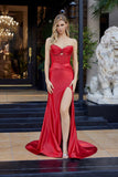 Nox Anabel C1830 Embellished Illusion Bodice Strapless Prom Gown