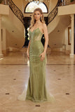 Nox Anabel C1844 Strapless Beaded Tulle Prom Gown Peaked Neckline